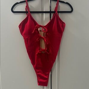 Cotton On Body Red One Piece Swimsuit
